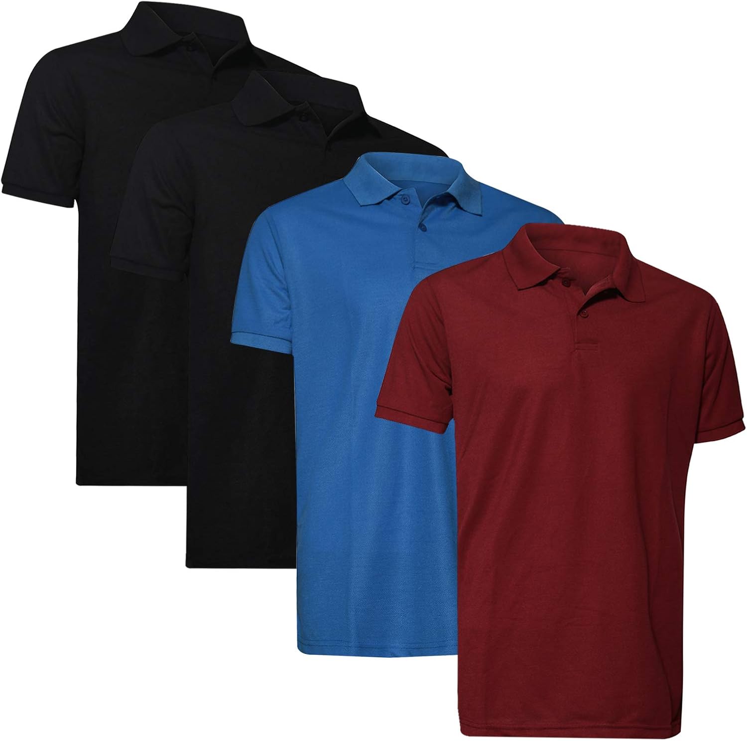 4 pack polo shirts
