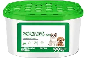Home Pet Fur & Odor Removal Magic Box - Pet Hair Removal 𝐌agic Box, 360°Powerful Automatic Absorption, Dust Collector & Indo