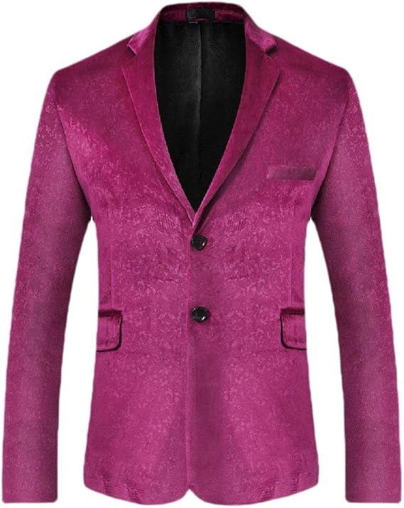 Amazon Keaac メンズファッションスーツジャケットブレザーベルベット2ボタン豪華な結婚式パーティーディナータキシードジャケット コート ジャケット 通販