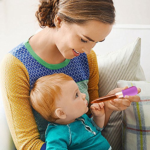 FJSM 8 pcs Liquid Droppers Silicone Plastic Clear Liquid Medicine Dropper Pipette for Kids Liquid Candy Droppers 5ml Pipette Plastic for Baby Toddler Kids Candy Medicine Water