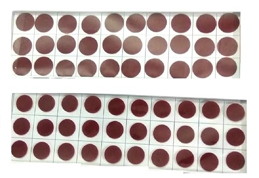 My.Shop Women's Velvet Big Bindis Sticker (Maroon)