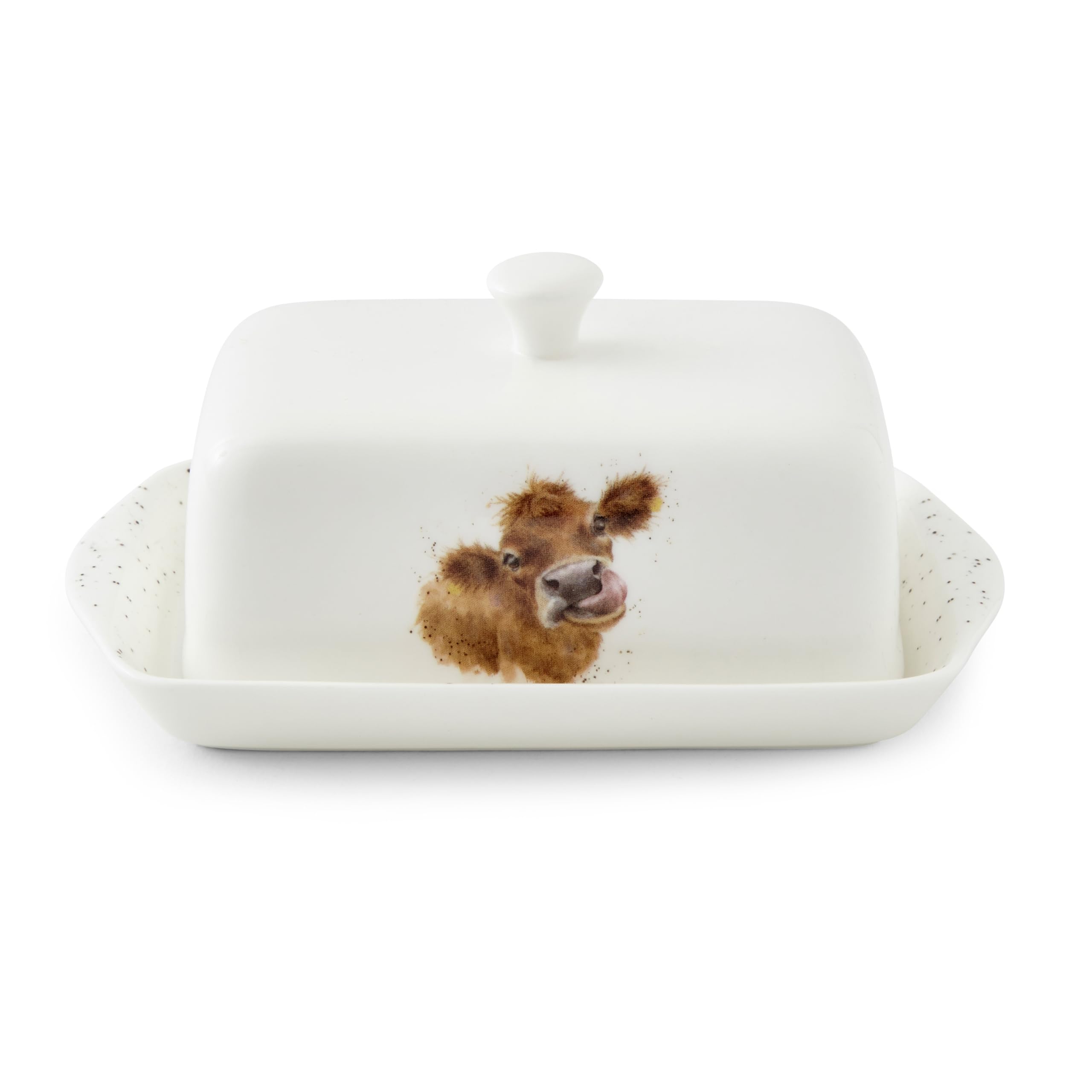 Wrendale Designs “Royal Worcester Wrendale Deigns Butter Dush Cow”, White