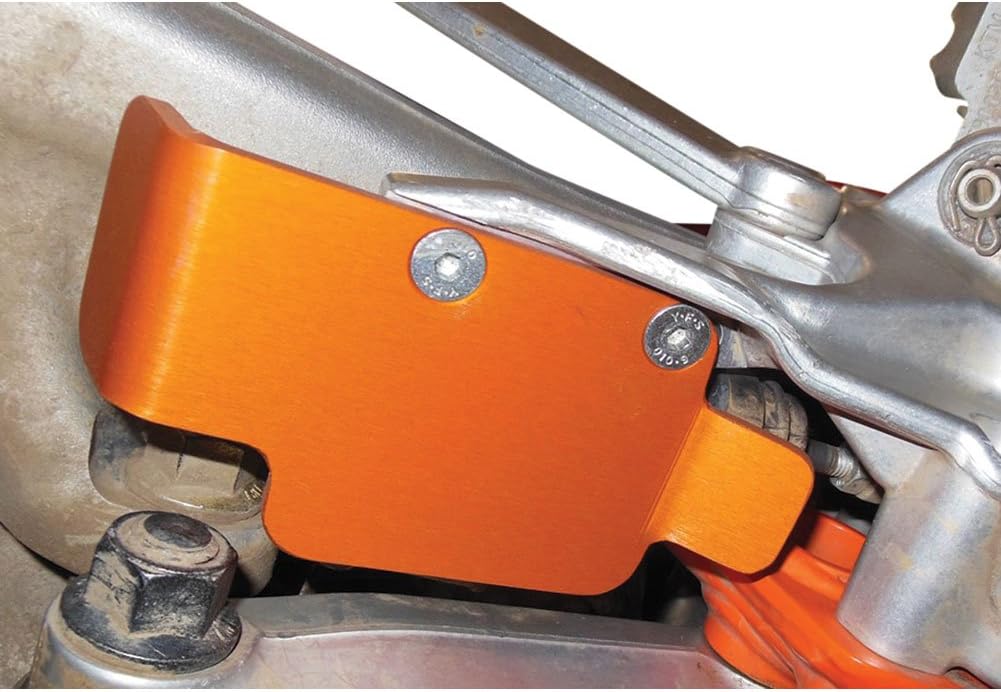 Flatland Racing Rear Brake Master Cylinder Guard Orange