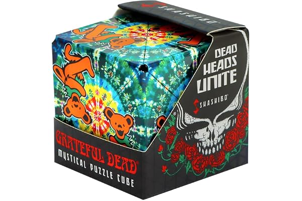 SHASHIBO Shape Shifting Box - Award-Winning, Patented Fidget Cube w/ 36 Rare Earth Magnets - Transforms Into Over 70 Shapes,
