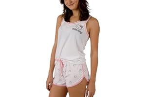 Bioworld Hello Kitty Hearts Sleep Loungewear Pajama Set