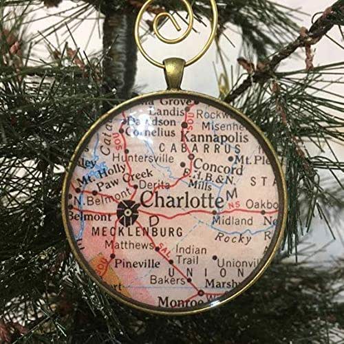 Charlotte NC Christmas Ornament Handmade Products