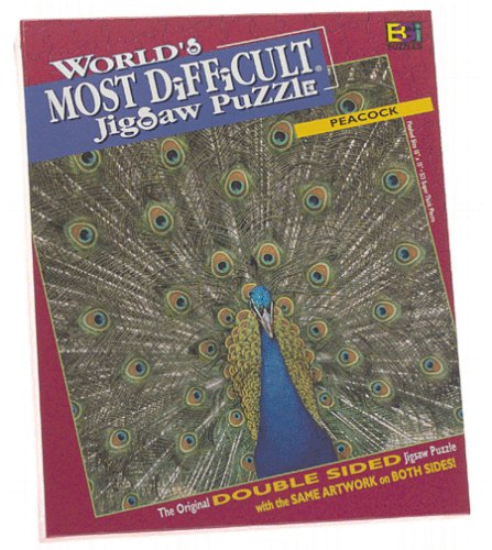 World's Most Difficult Jigsaw Puzzle-Peacock