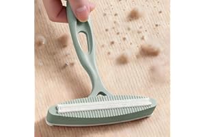 Reusable Double-Sided Cotton Lint Roller Wool Remover 2-in-1 Portable Household Plush Sticky Pet Clothing Hair Removal Tool (