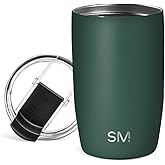 Simple Modern Travel Coffee Mug Tumbler with Flip Lid | Reusable Insulated Stainless Steel Cold Brew Iced Coffee Cup Thermos | Gifts for Women Men Him Her | Voyager Collection | 12oz | Forest