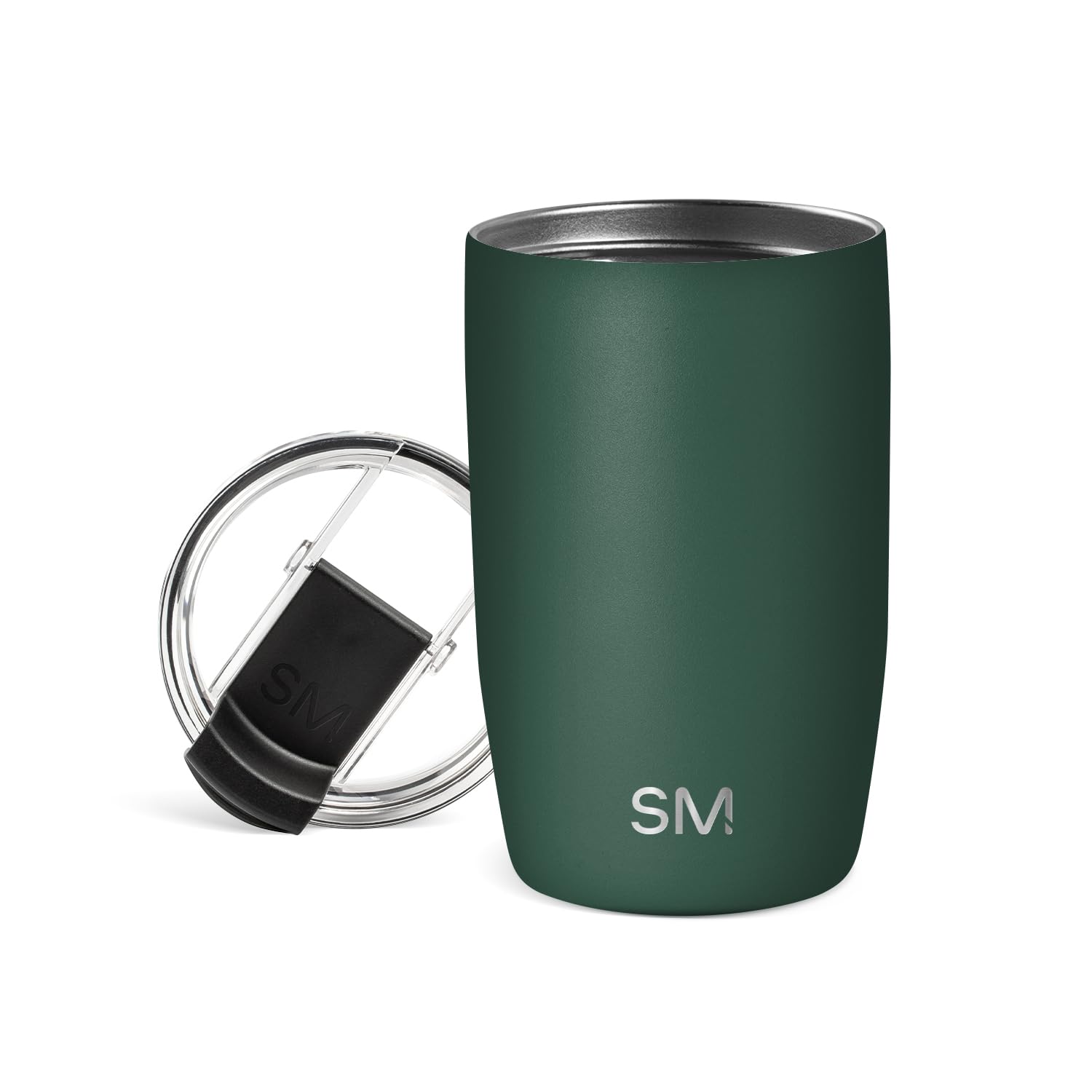 Simple Modern Travel Coffee Mug Tumbler with Flip Lid | Insulated Stainless Steel Iced Coffee Cup | Gifts for Women & Men | Voyager Collection | 350ml | Forest — image 1