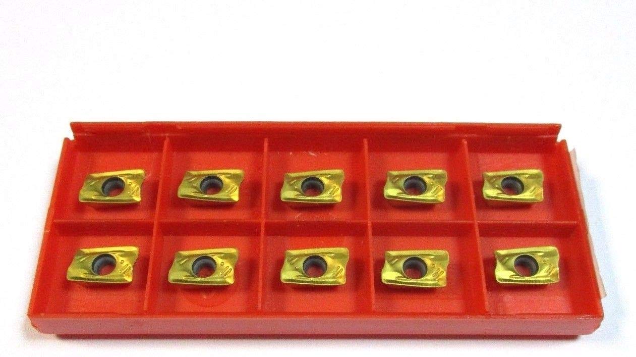 CNC Quality Pack of 10 Reversible Plates R390 11T4 – Universal for Steel – Coated