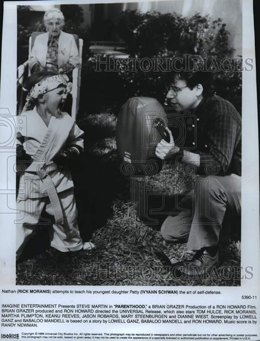 Amazon Com Historic Images 1989 Press Photo Actor Rick Moranis Ivyann Schwan In Parenthood Movie Photographs