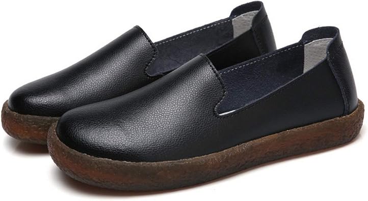 women's soft leather flat shoes