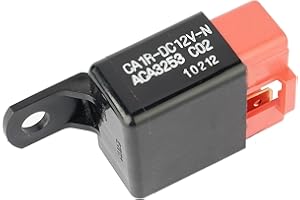 SALLSFRIK CA1R-DC12V-N ACA3253 12VDC Sealed Automotive Power Relays with Resistor Inside 1 Form C