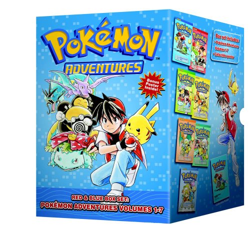 Pokemon Adventures Red & Blue Box Set (set includes Vol. 1-7) (Pokémon)