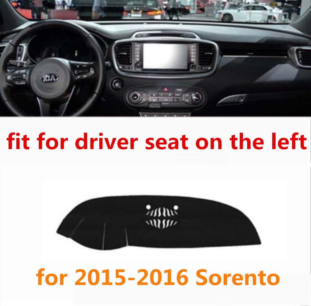 HEALiNK Car Dashboard Cover Mat for KIA Sorento 2015 2016