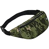 Fanny Pack for Men Women, Waterproof Sports Waist Bag Pack, Belt Bag for Travel Hiking Running