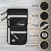 Passport Holder - Travel Wallet - Travel Pouch - Neck Wallet - Travel Money Belt - Hidden Wallet