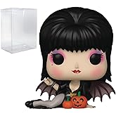 POP Horror Icons: Elvira with Pumpkins - Mistress of The Dark Funko Vinyl Figure (Bundled with Compatible Box Protector Case) Multicolor 3.75 inches