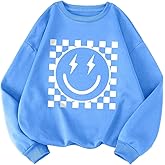 SOLY HUX Women's Plus Size Crewneck Sweatshirt Cute Graphic Sweatshirts Casual Loose Long Sleeve Pullover Tops