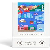 Reach International Outfitters Massachusetts Adventure Bucket List: 50 Scratch-Off Cards for Outdoor Activities, Tourist Attractions, and Road Trips - Perfect Travel Gift and Guide for Exploring