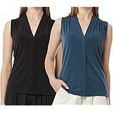 May You Be Women's V-Neck Non-Sleeve Blouse