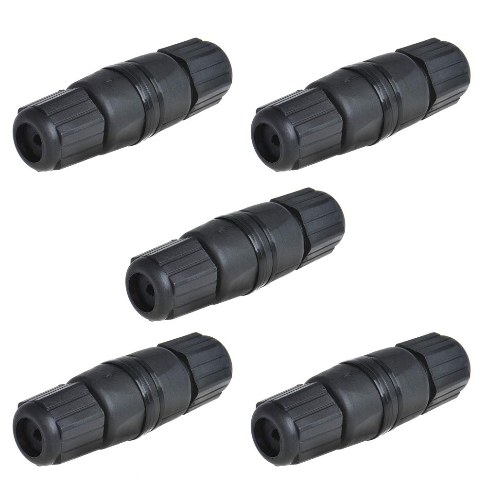 Anmbest 5PCS M25AP2 Shielded RJ45 Waterproof Cat5/5e/6 8P8C