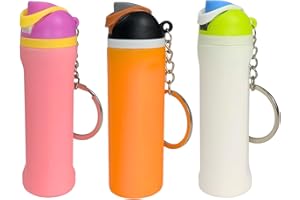PLLCJB 3 Pack Mini Tumbler Keychain Accessories for Owala Water Bottle