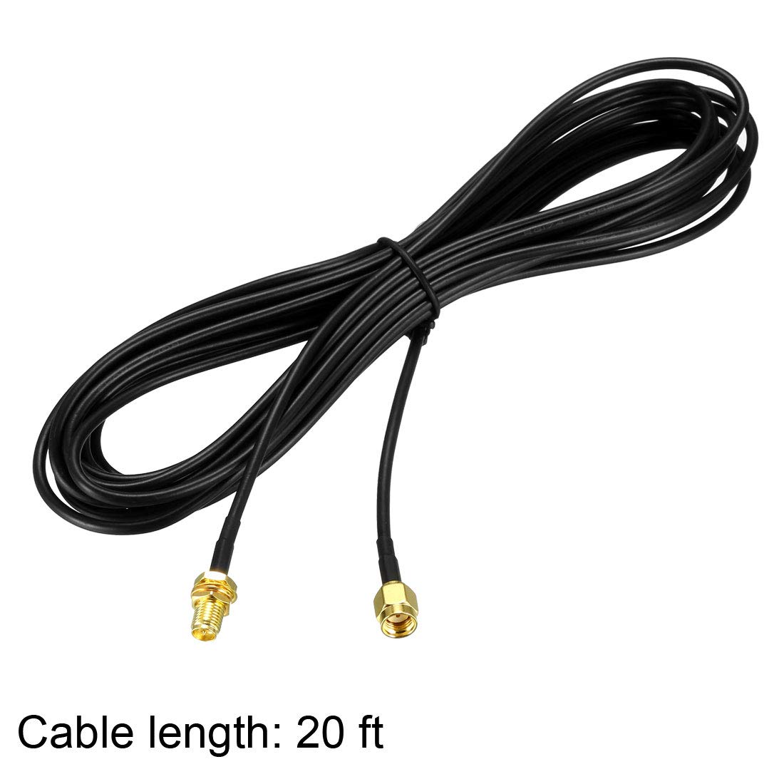 uxcell Antenna Extension Cable RPSMA Male to RPSMA Female Low Loss 33
