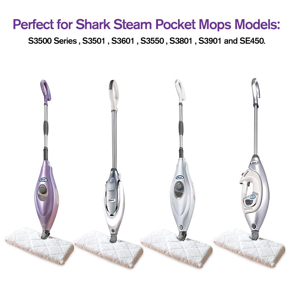 Cleaning Replacement Pads for Shark Steam Pocket Mop S3501 S3601 S3901