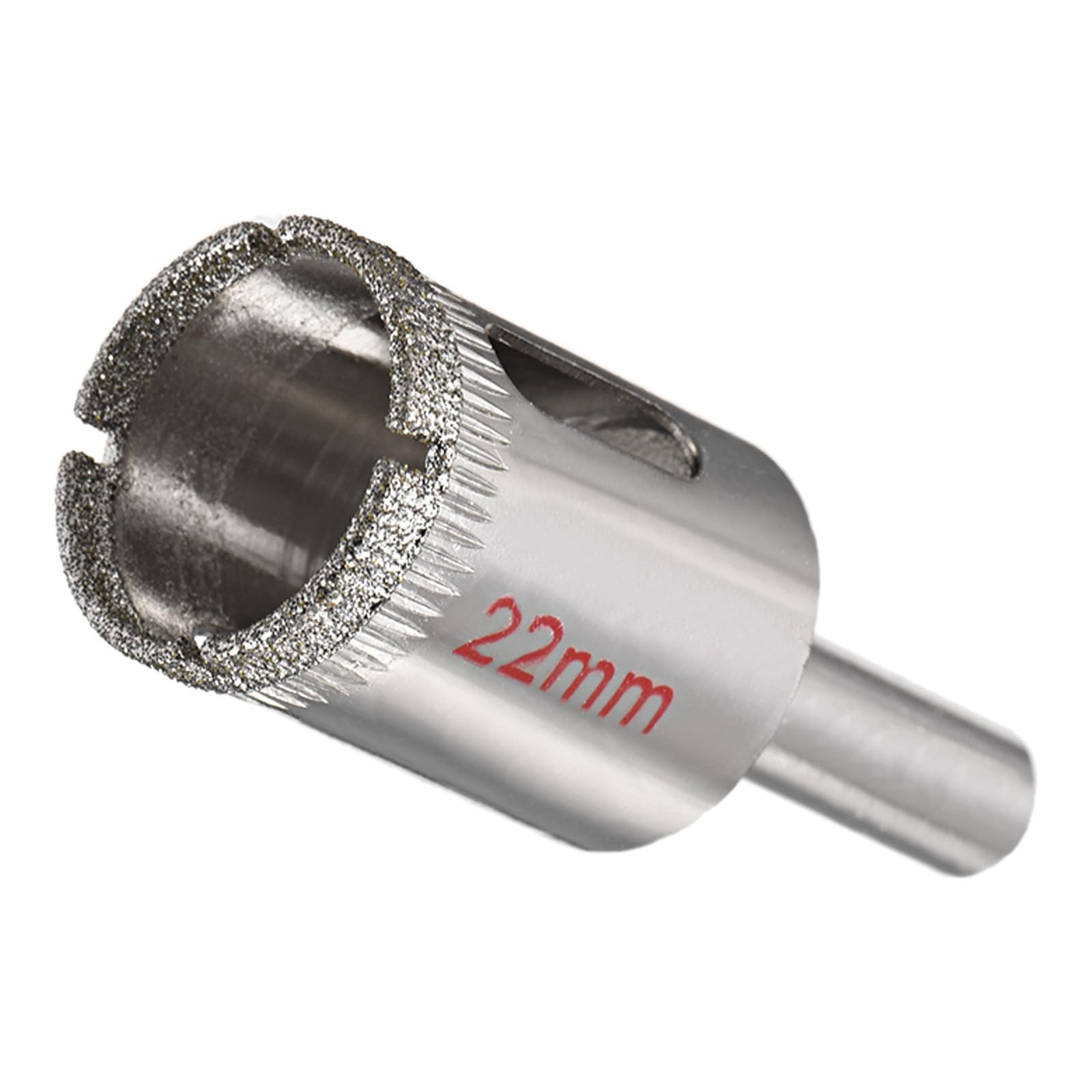 CoCud Diamond Hole Saws Drill Bits, 22mm / 7/8" Drilling Diameter, Nickel Plated 45# Steel Drill Bit - (Applications: for Glass Ceramic Tiles Marble Stone)