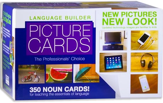 Stages Materiel D Apprentissage Langue Builder Flashcards Noun Flashcards Autism Apprentissage Cartes Photo Amazon Fr Jeux Et Jouets