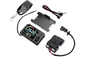 12V Car Heater LCD Switch Controller, 12V-5KW Diesels Air Heater LCD Monitor Switch,Control Board with Remote Control Replace