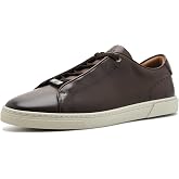 Hugo BOSS Mens Gary Leather Sneakers Dark Brown 11 Medium