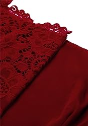 Dressystar Women's Lace Cocktail Dress Hi-Lo Off
