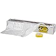 3M Plastic Sheeting With 388N Yellow Masking Tape (36 mm), 06724, Tear Resistant, Easy To Cut, Durable, 16 ft x 400 ft
