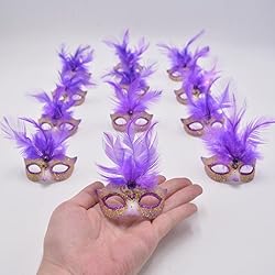 Yiseng Mini Masquerade Mask Party Decorations 12pcs