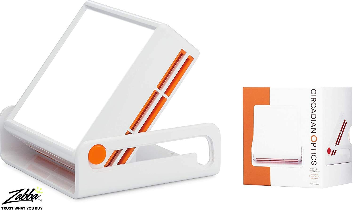 Circadian Optics Luxy Bright Light Therapy Desk Lamp | As Seen On Shark Tank | Ultra Powerful 10,000 LUX Brightness | 5500K Color Mimics Noon Day Sun | Improve Your Mood, Sleep, Energy & Focus