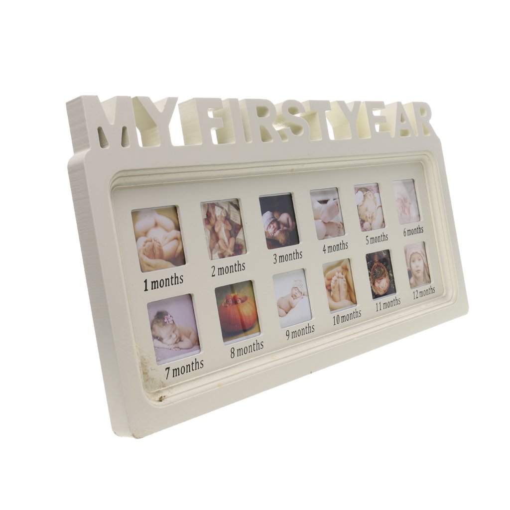 Buy Generic Baby One Year Photo Frame Wood Picture Photograph Frames Home Decoration Online at