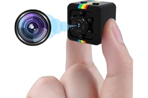 HOEUJIA Mini Hidden Camera HD 1080P Hidden Camera,Portable Small Nanny Cam,Tiny Camera with Night Vision and Motion Detection,Home Security Cameras for Pet，Indoor/Outdoor