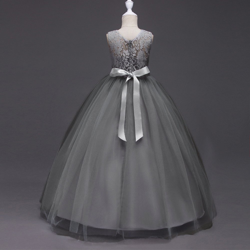 Encaje Vestidos De NiÃ±a Talla Vestido Niña Ceremonia Vestido