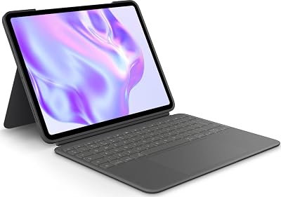 Logitech Combo Touch iPad Pro 13-inch Keyboard Case Graphite UK Layout