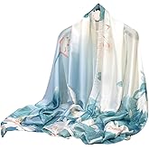 Hioyiwse Shawl Scarf For Women Lightweight Scarves Floral Pattern Formal Evening Dressesformal Shawl Summer Wraps