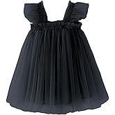 BGFKS Layered Tulle Ruffle Sleeveless Dress for Toddler Girls,Tutu Dress for Baby Girls Princess Dresses