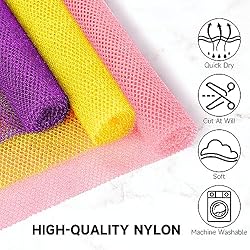 Metene 6 Pieces African Exfoliating Net, Colorful