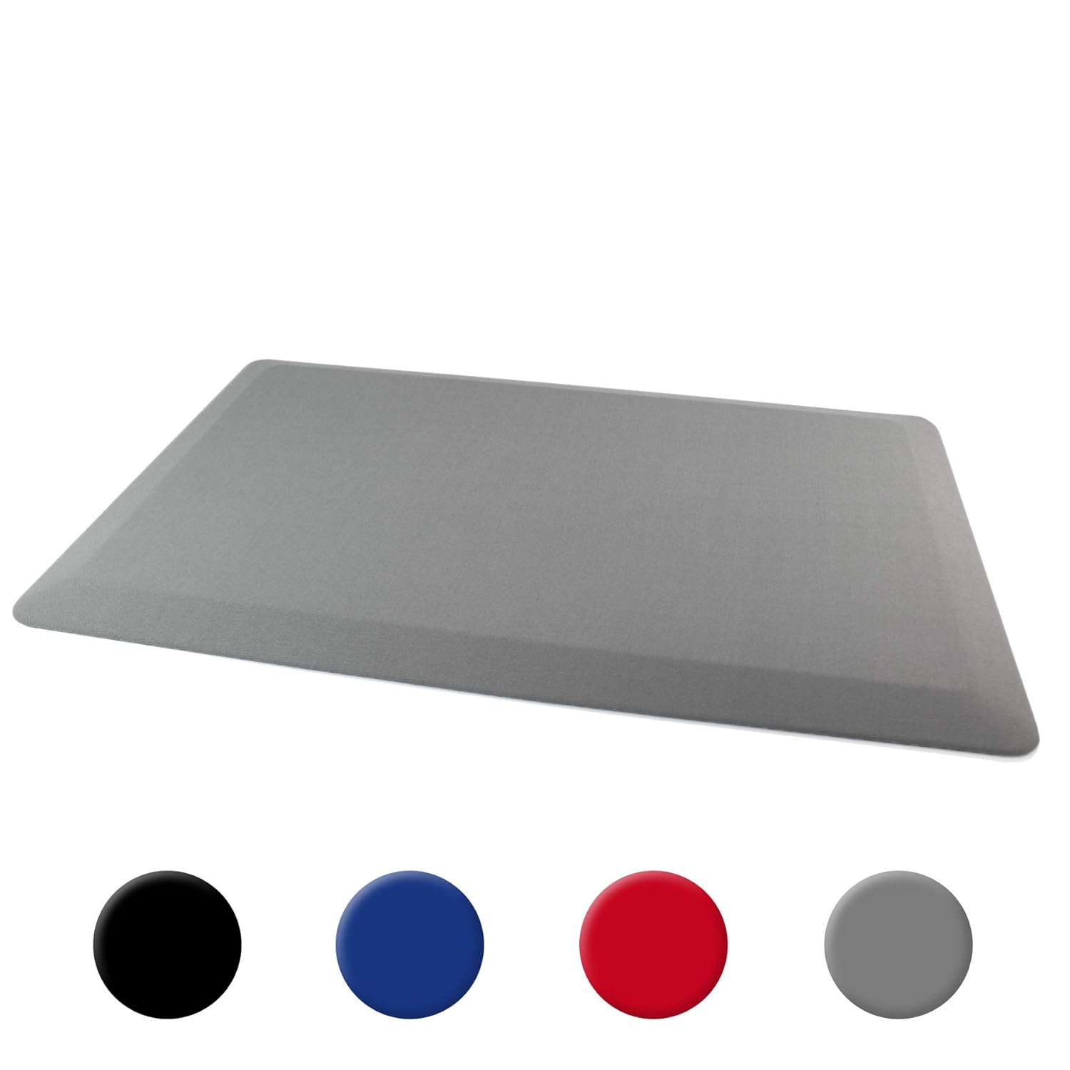 Ultralux Premium Anti-Fatigue Floor Comfort Mat | Durable Ergonomic Non-Slip Standing Mat | 3/4” Thick | 20” x 32” | Multi-Purpose Standing Support Pad | Home, Office, Garage, Kitchen Rug | Gray
