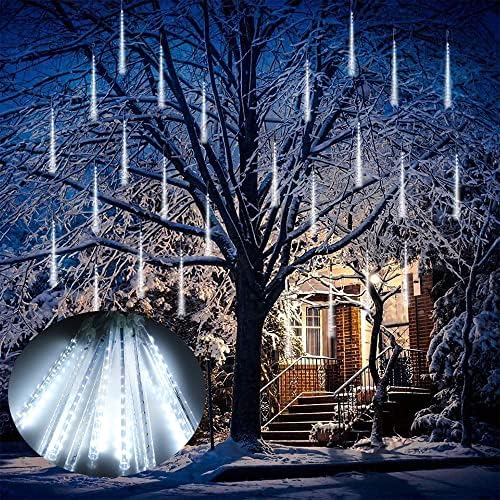Masqudo LED Falling Rain Lights LED Meteor Shower Light 30cm 10 Tube 240 LEDs Christmas Lights