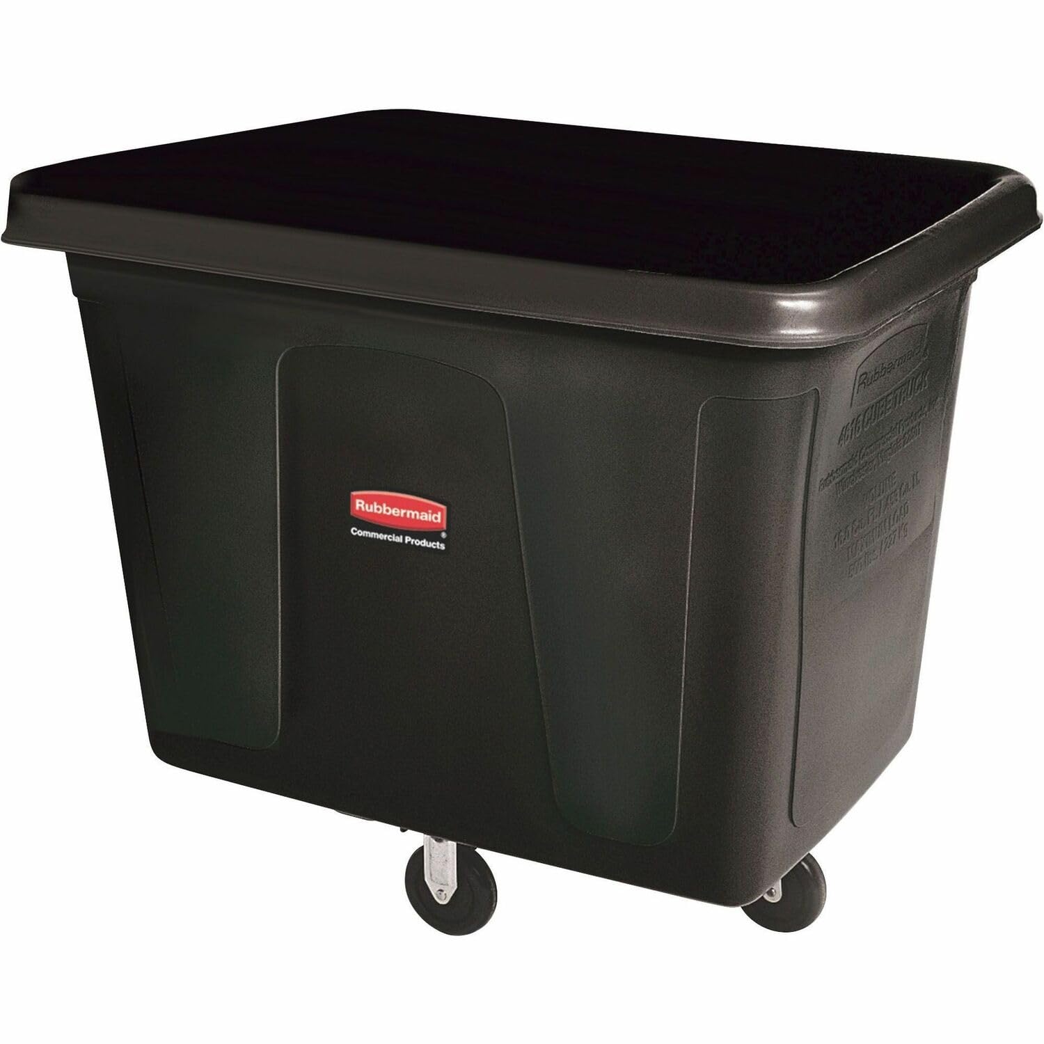 Photo 1 of ***SOME SCUFFS/SCRATCHES, NOT IN BOX /NO LID***Rubbermaid Cube Truck - 26X38x28-1/8 - Black - Black