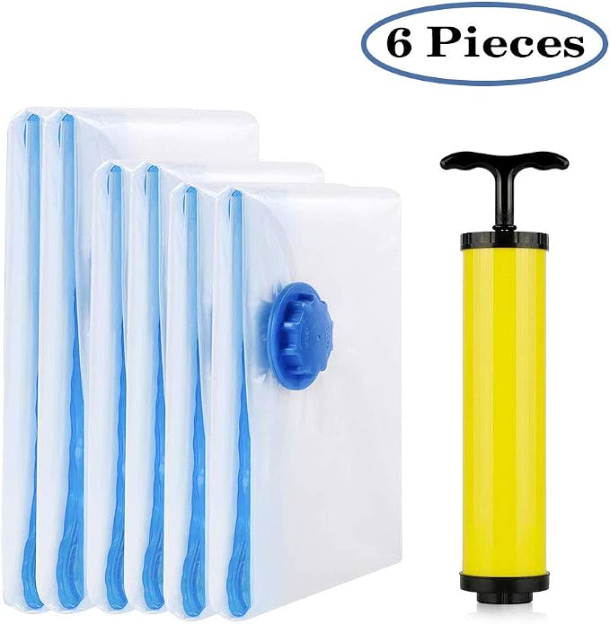 MONVANE Mini Pompe Électrique Sacs Sous Vide – Portable Voyage Prise EU, Aspiration Ultra-Rapide