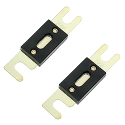 BOJACK 2 Pcs 200A Clear Shell ANL Fuse Holder and 2